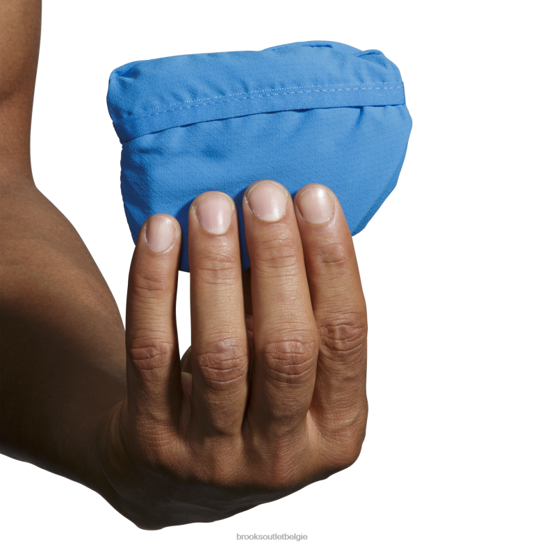 V8D8N1249 lichtgewicht opvouwbare hoed blauw Brooks
