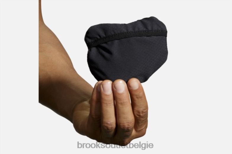 V8D8N1669 lichtgewicht opvouwbare hoed zwart Brooks