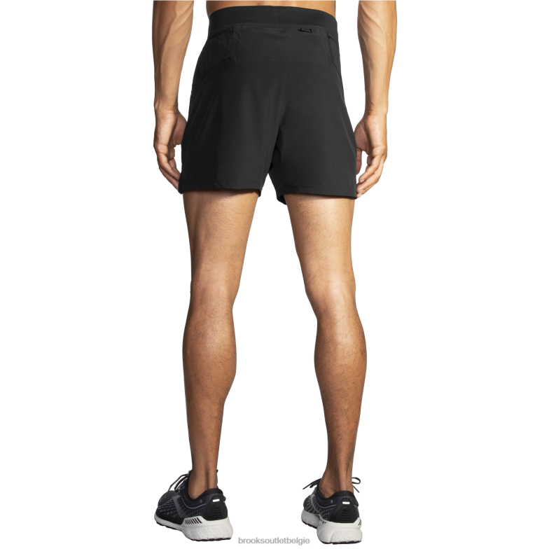 V8D8N1053 sherpa 5'' kort zwart Brooks