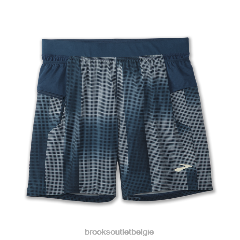 V8D8N1062 sherpa 7'' 2-in-1 kort indigo Brooks