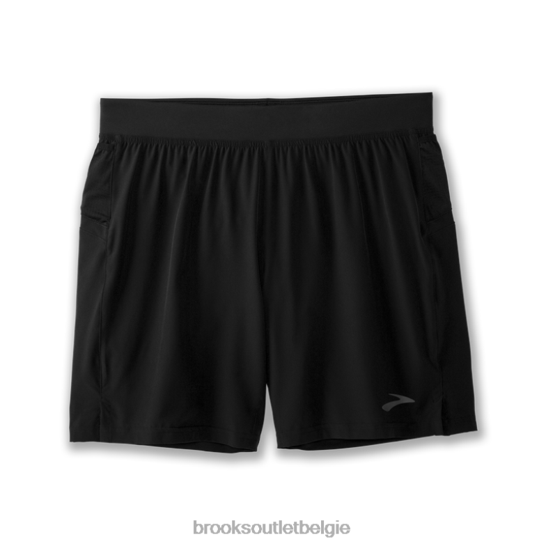 V8D8N1095 sherpa 7'' kort zwart Brooks