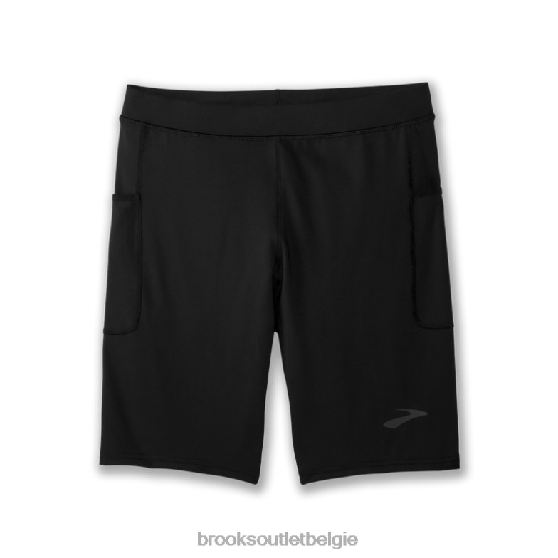 V8D8N1108 bron 9'' kort strak zwart Brooks