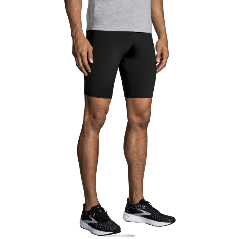 V8D8N1108 bron 9'' kort strak zwart Brooks