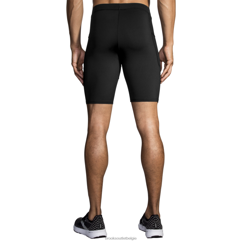 V8D8N1108 bron 9'' kort strak zwart Brooks