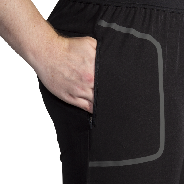 V8D8N1235 rennen binnen jogger zwart Brooks