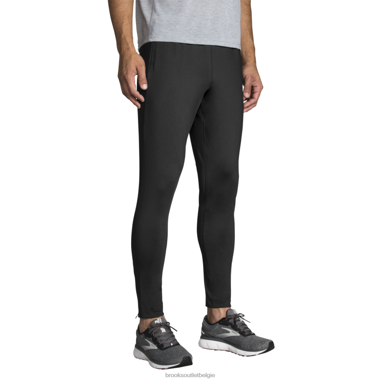 V8D8N1265 Spartaanse broek zwart Brooks