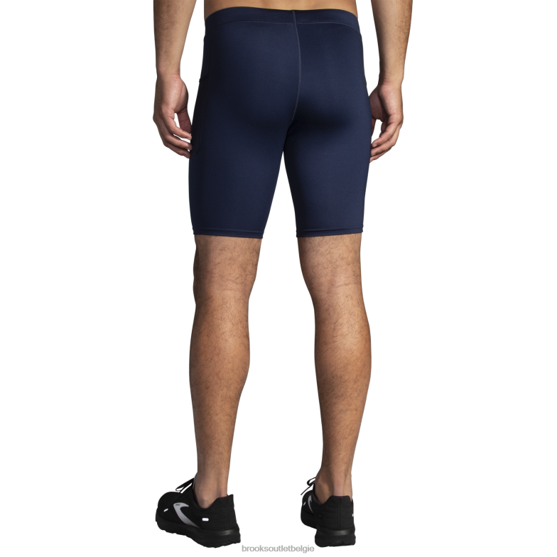 V8D8N536 bron 9 kort strak marine Brooks