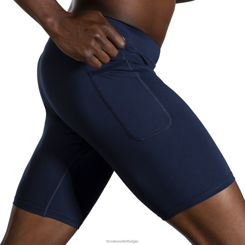 V8D8N536 bron 9 kort strak marine Brooks