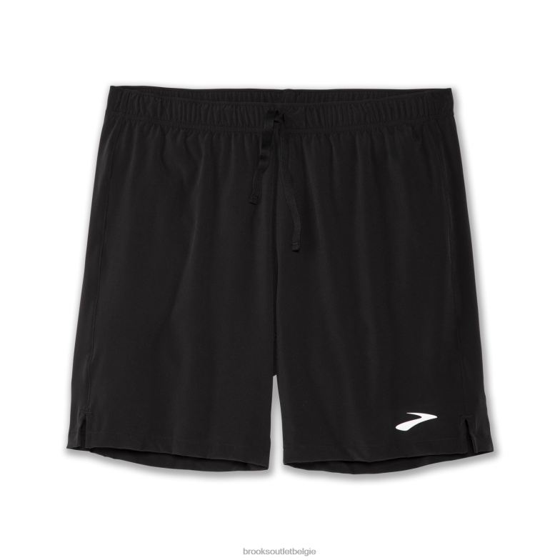 V8D8N599 moment 7 kort zwart Brooks