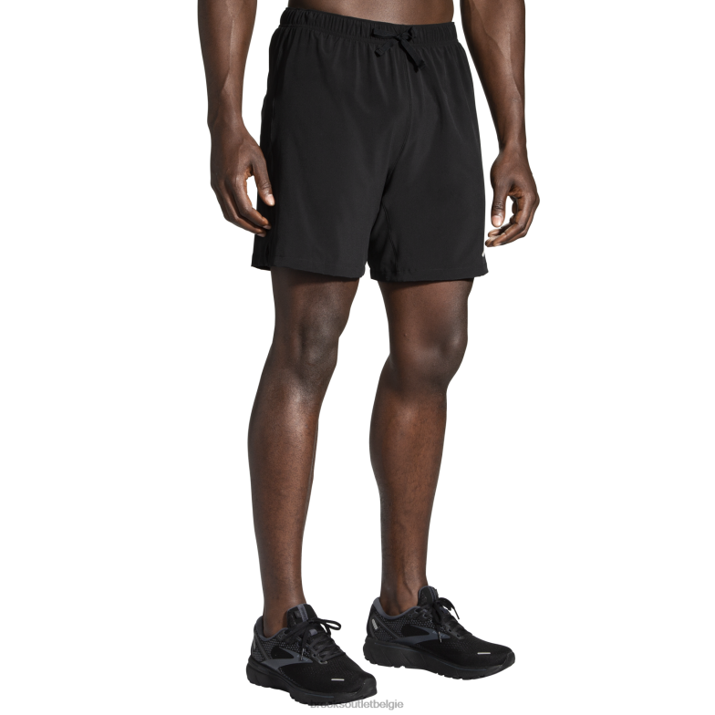 V8D8N599 moment 7 kort zwart Brooks