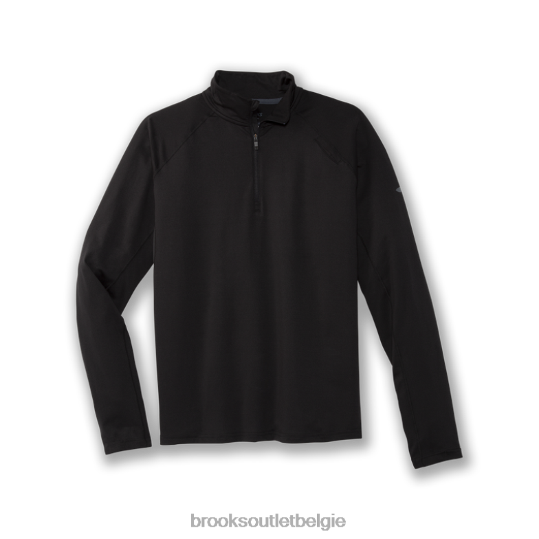 V8D8N1134 streepjes 1/2 ritssluiting zwart Brooks