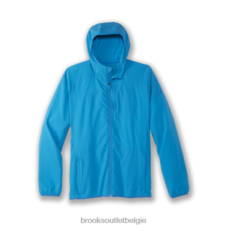 V8D8N1355 luifel jas blauw Brooks