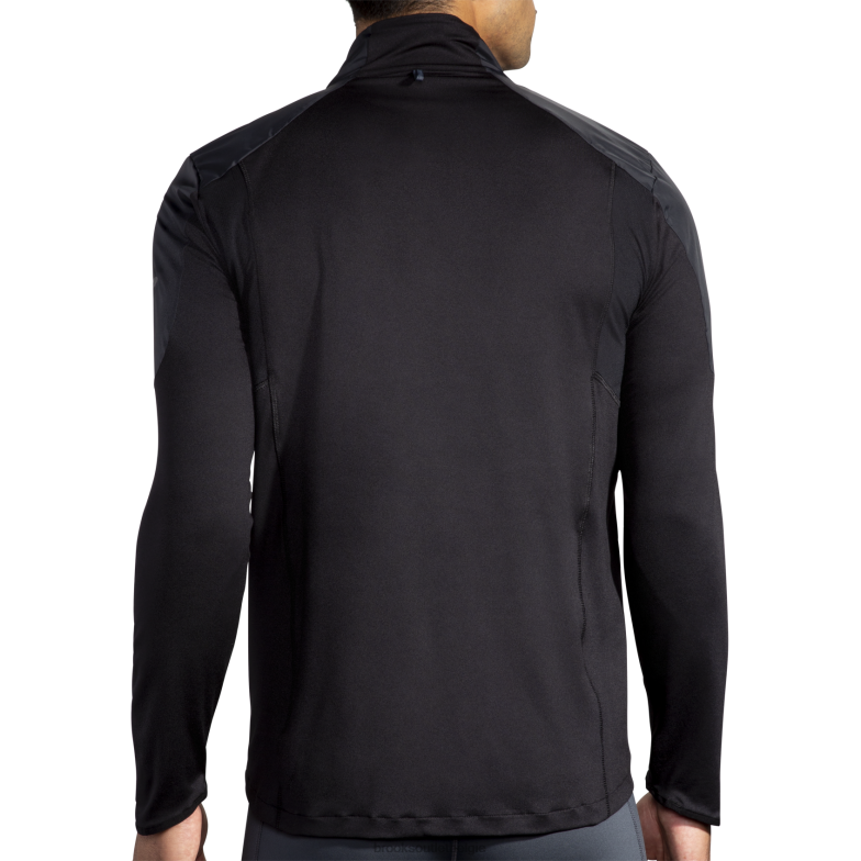 V8D8N707 Fusion hybride jas zwart Brooks