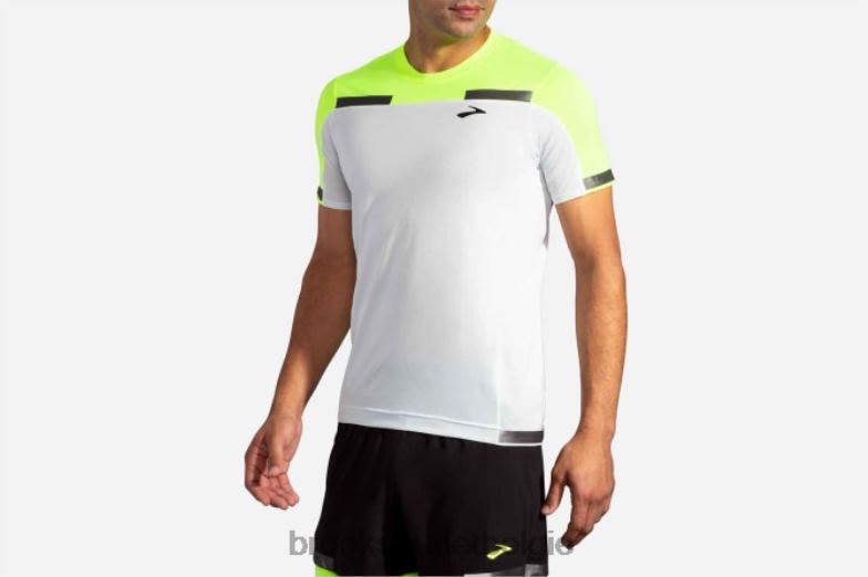 V8D8N1992 carboniet korte mouw grijs Brooks