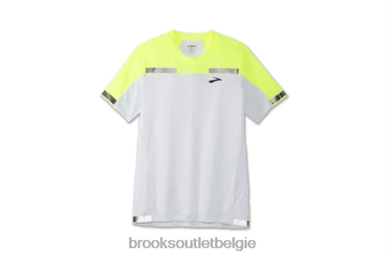 V8D8N1992 carboniet korte mouw grijs Brooks