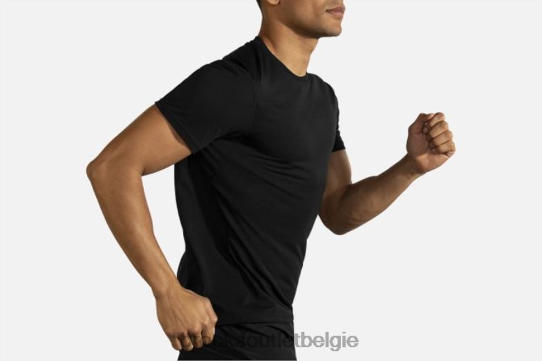 V8D8N1999 afstand korte mouw zwart Brooks