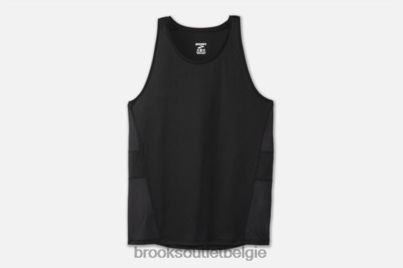 V8D8N2012 stealth-singlet zwart Brooks