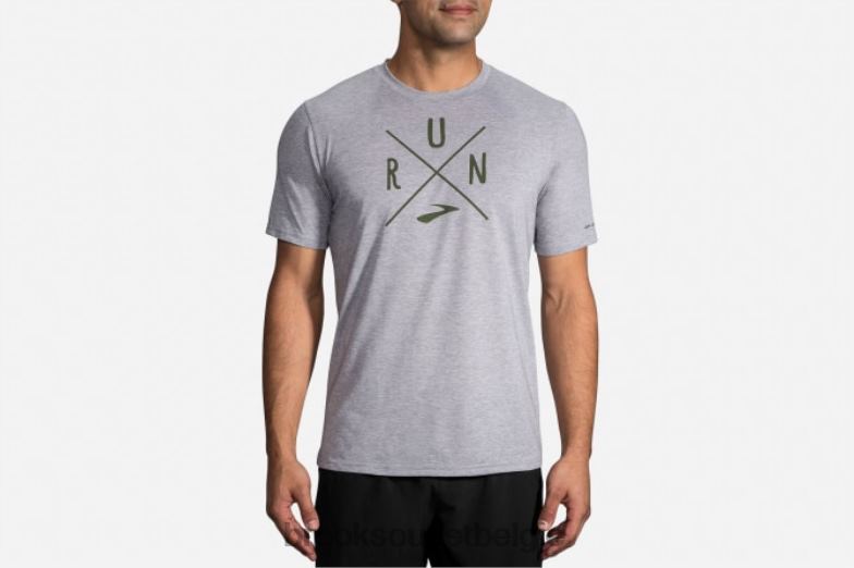 V8D8N2016 grafisch t-shirt op afstand heide Brooks