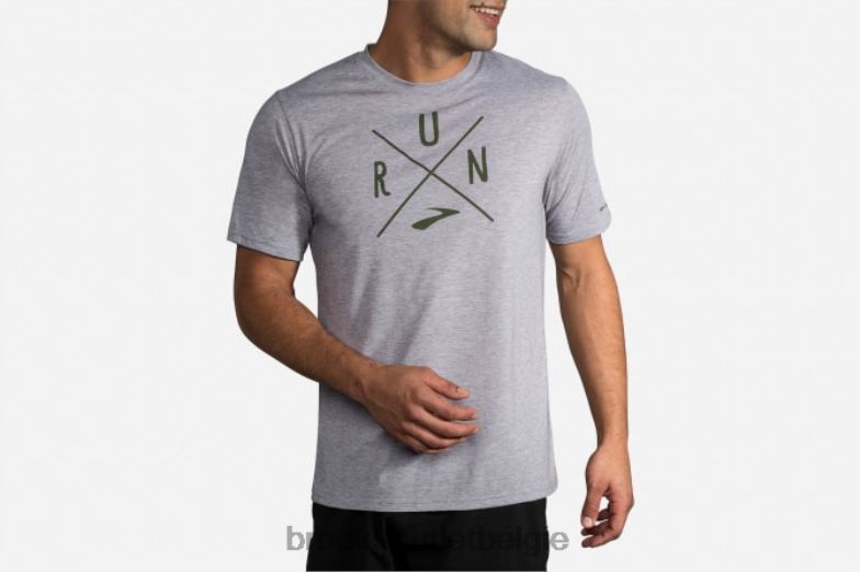 V8D8N2016 grafisch t-shirt op afstand heide Brooks