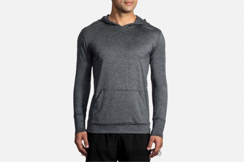 V8D8N2039 streepjes-hoodie heide Brooks