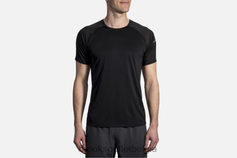 V8D8N2040 stealth korte mouw zwart Brooks