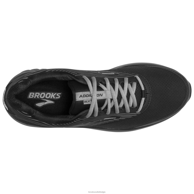 V8D8N284 verslaving walker suède zwart Brooks
