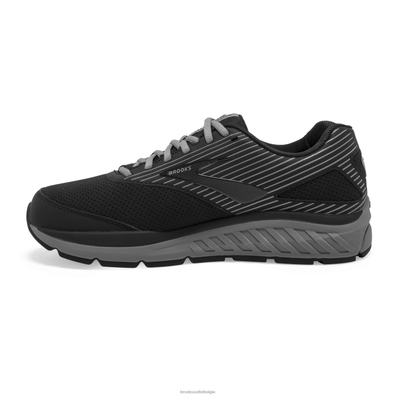 V8D8N284 verslaving walker suède zwart Brooks