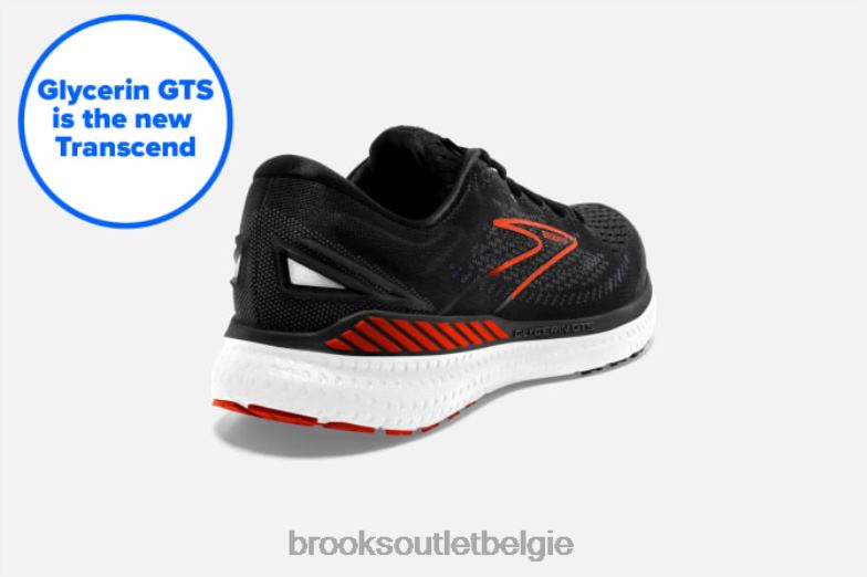 V8D8N1863 glycerine gts 19 zwart Brooks