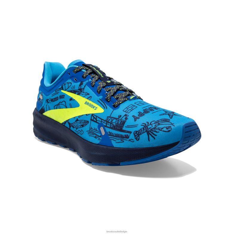V8D8N157 lancering 9 blauw Brooks