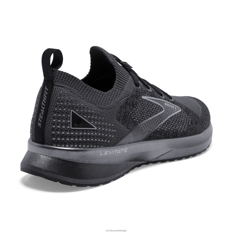 V8D8N159 zweven stealthfit 5 zwart Brooks