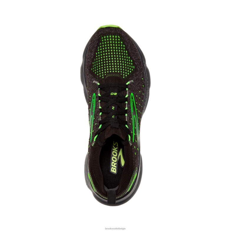 V8D8N15 glycerine stealthfit 20 zwart Brooks