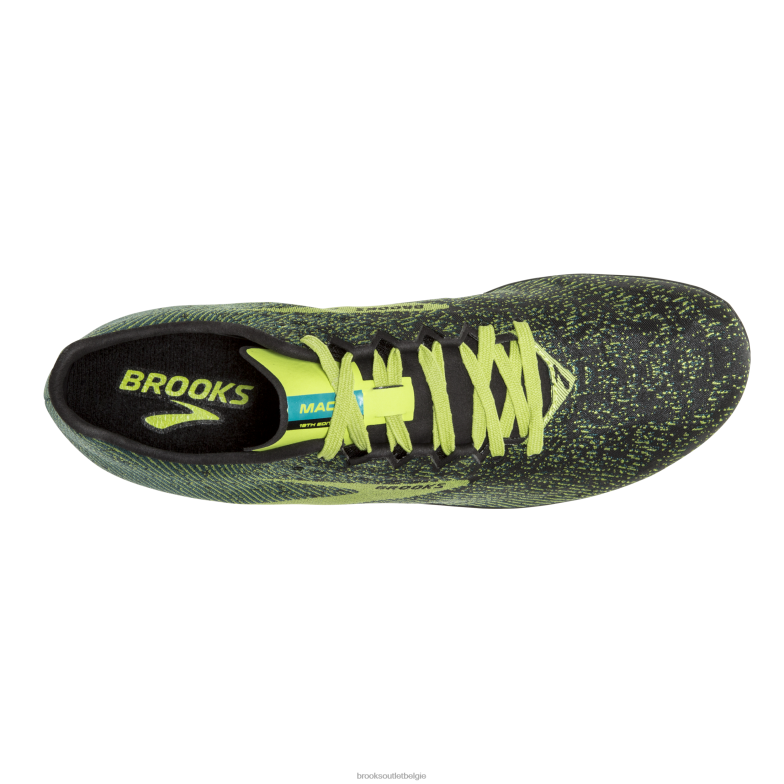 V8D8N280 Mach 19 zonder spikes zwart Brooks
