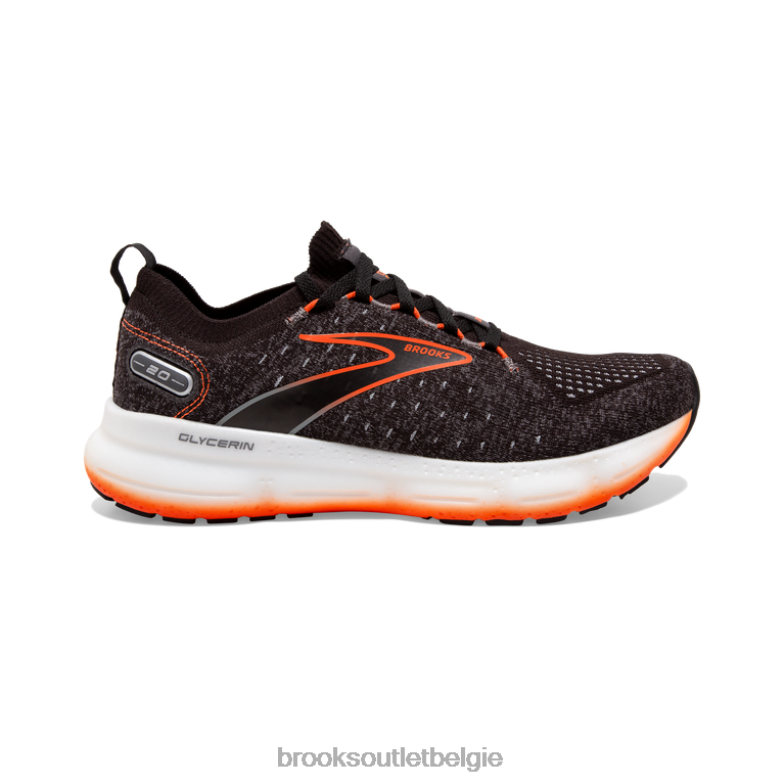 V8D8N874 glycerine stealthfit 20 zwart Brooks