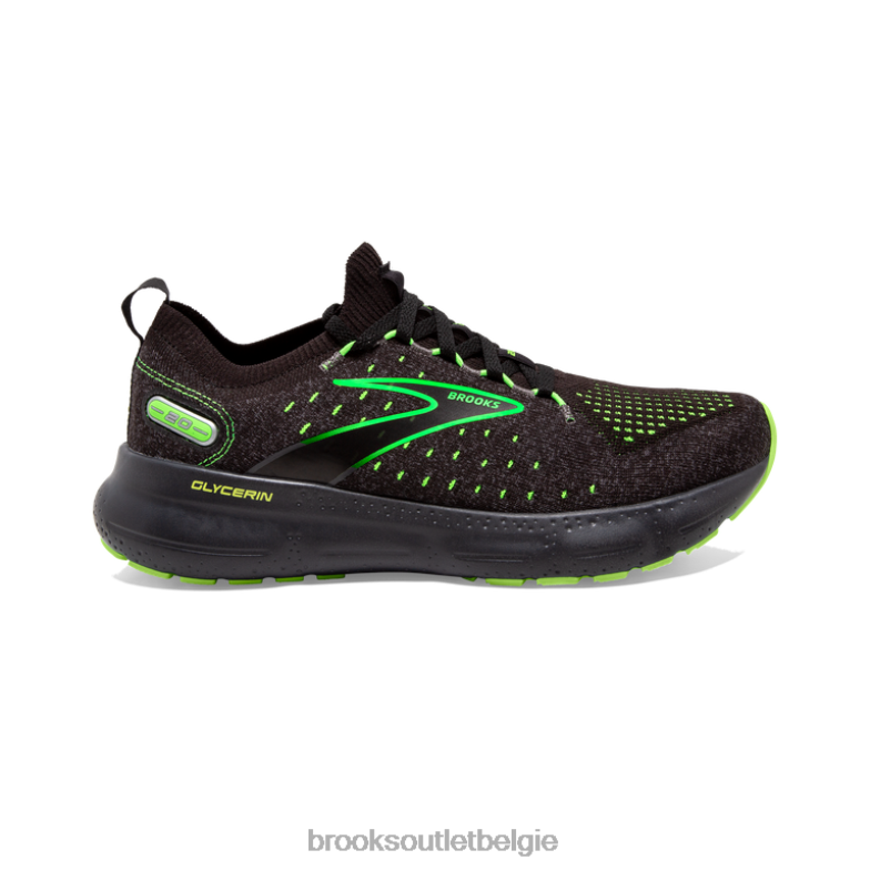 V8D8N875 glycerine stealthfit 20 zwart Brooks