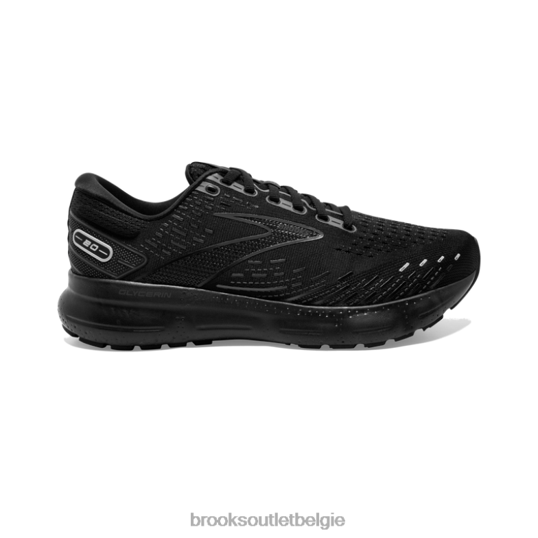 V8D8N8 glycerine 20 zwart Brooks