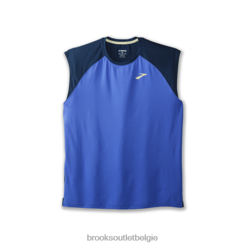 V8D8N1222 binnen mouwloos uitgevoerd blauwachtig Brooks
