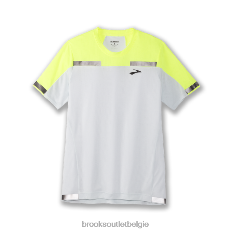 V8D8N1294 carboniet korte mouw grijs Brooks