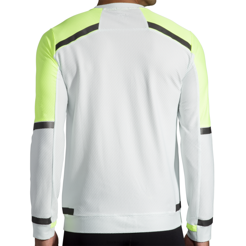 V8D8N1299 carboniet lange mouw grijs Brooks