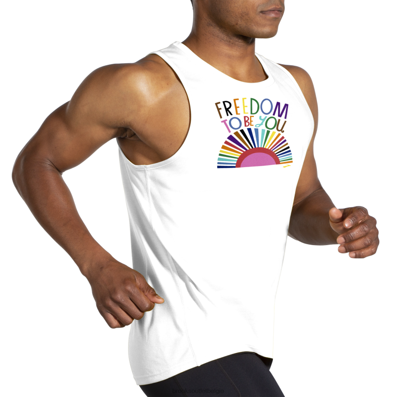 V8D8N1389 afstand grafische tank vrijheid om jezelf te zijn Brooks