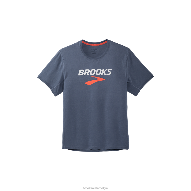 V8D8N299 afstand grafische korte mouw schemering Brooks