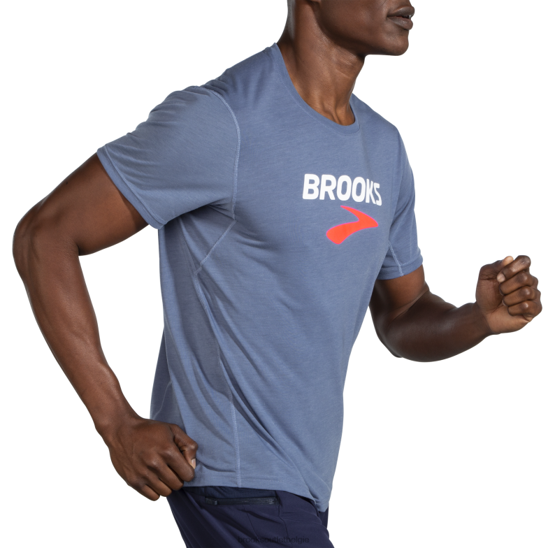 V8D8N299 afstand grafische korte mouw schemering Brooks