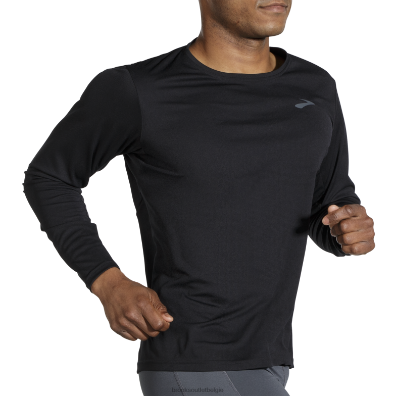 V8D8N372 sfeer lange mouw zwart Brooks