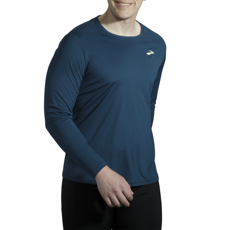 V8D8N373 sfeer lange mouw indigo haast Brooks