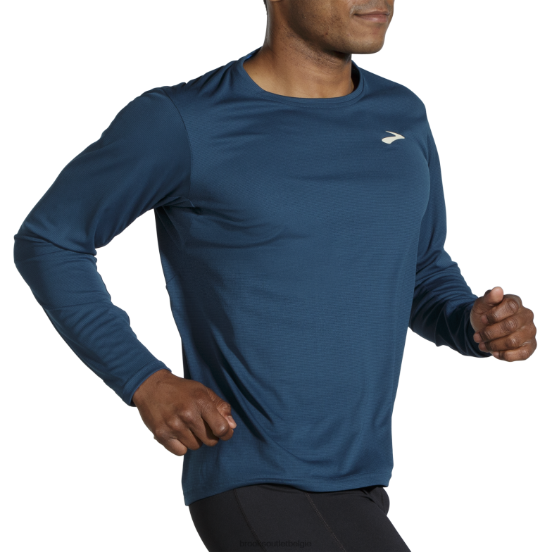 V8D8N373 sfeer lange mouw indigo haast Brooks