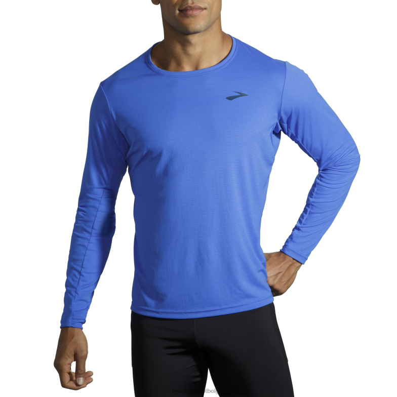 V8D8N374 sfeer lange mouw blauwachtig Brooks