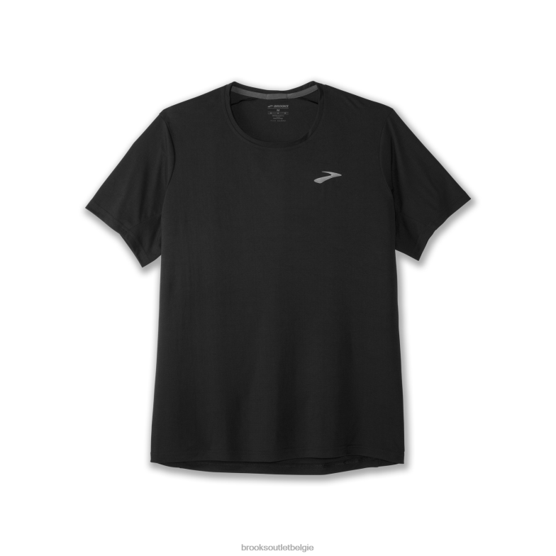 V8D8N430 sfeer korte mouw zwart Brooks