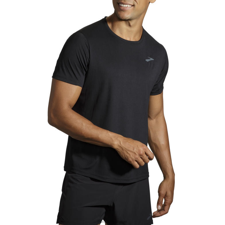 V8D8N430 sfeer korte mouw zwart Brooks