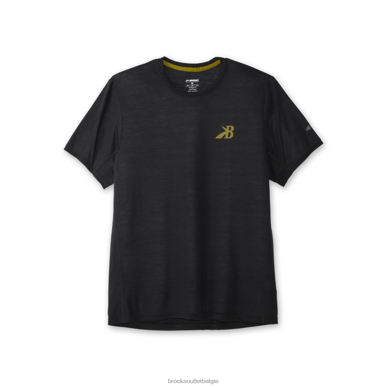 V8D8N501 afstand grafische korte mouw zwart Brooks