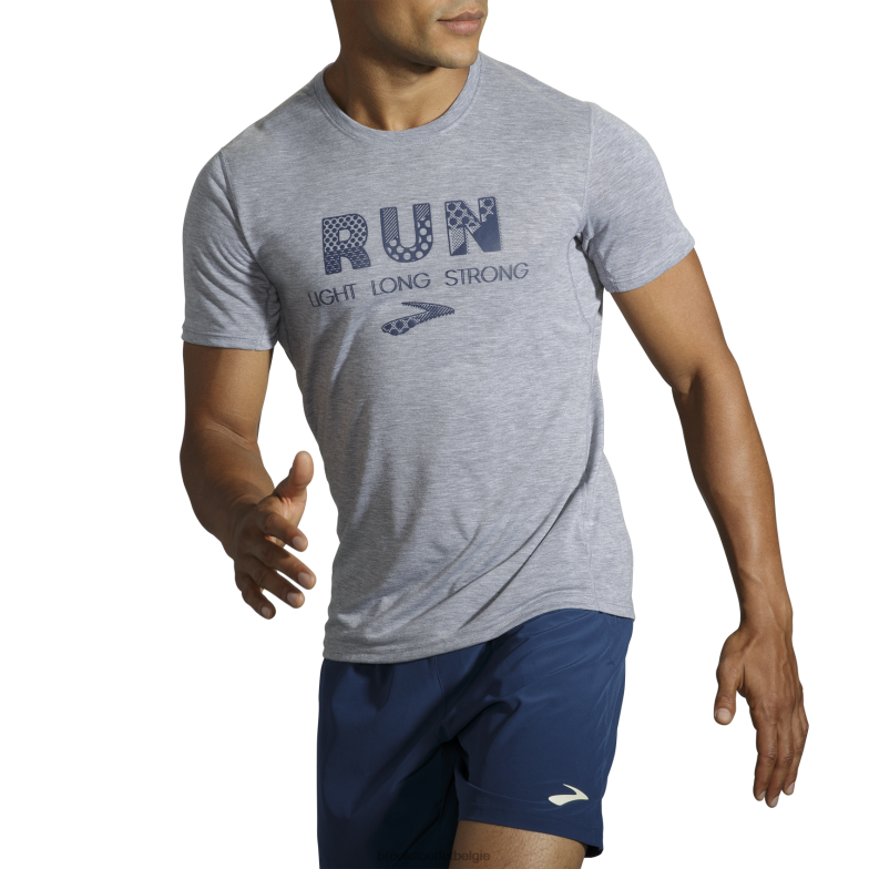 V8D8N503 afstand grafische korte mouw licht Brooks