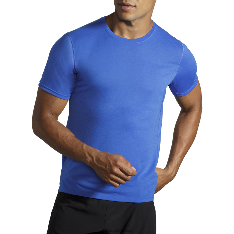 V8D8N609 afstand korte mouw blauwachtig Brooks